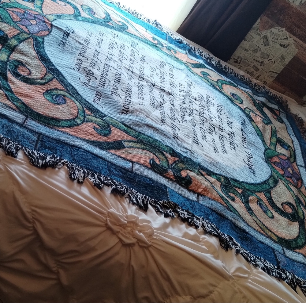 The Lord's Prayer Throw (50x60) - Picture 5 of 5